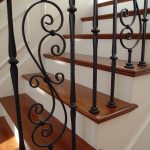 Wrought iron balusters.
