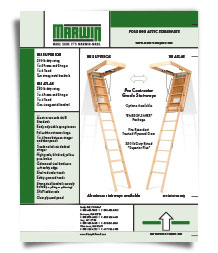 photo of Marwin Attic Stair sell sheet