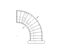 CS-04 Cooper Curved Stair Drawing