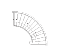 CS-14 Cooper Curved Stair Drawing