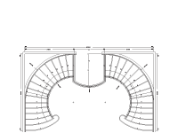 CS-20 Cooper Curved Stair Drawing