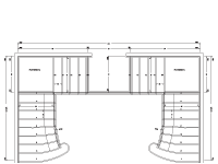 FL-01 Flared Cooper Stair Drawing