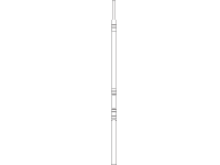 Fitts 5019 Wood Baluster