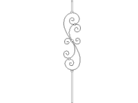 Fitts FI5500 Metal Baluster