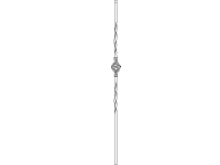 Fitts FI5515 Metal Baluster