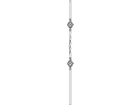 Fitts FI5516 Metal Baluster