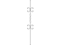 Fitts FI5524 Metal Baluster