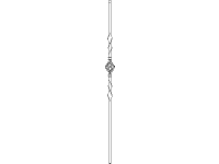 Fitts FI5525 Metal Baluster