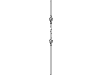 Fitts FI5526 Metal Baluster